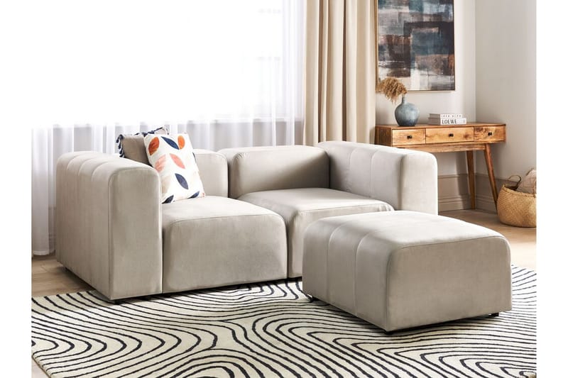Brenden Modulsofa 2-personers - Beige - Møbler - Sofaer - Modulsofaer - Komplet modulsofa