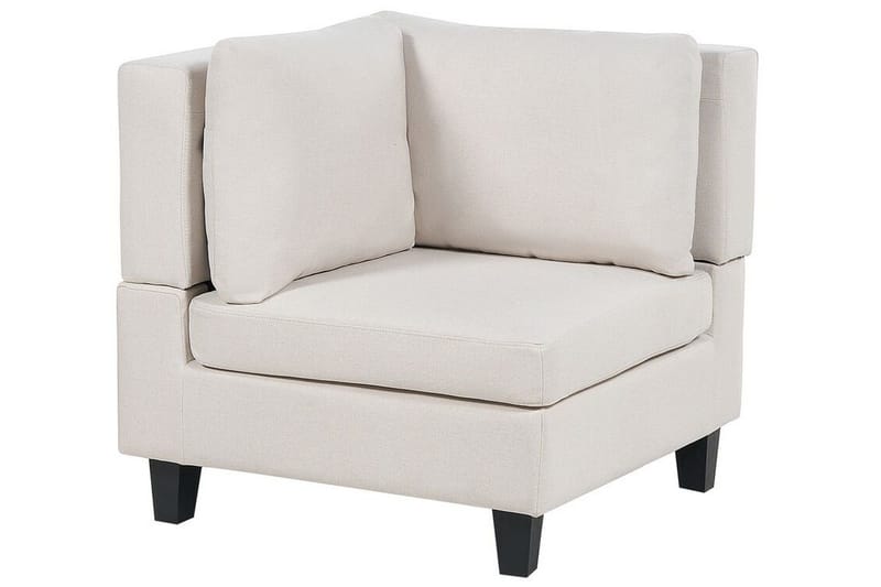 Buck 3-personers Modulsofa i Stof - Beige|Sort - Møbler - Sofaer - Modulsofaer - Komplet modulsofa