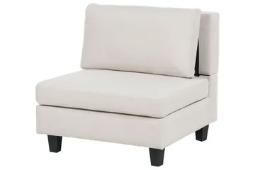 Buck 4-personers L-formet Modulsofa med Chaiselong og Hjørnesofa i Stof - Beige|Sort - Møbler - Sofaer - Modulsofaer - Komplet modulsofa