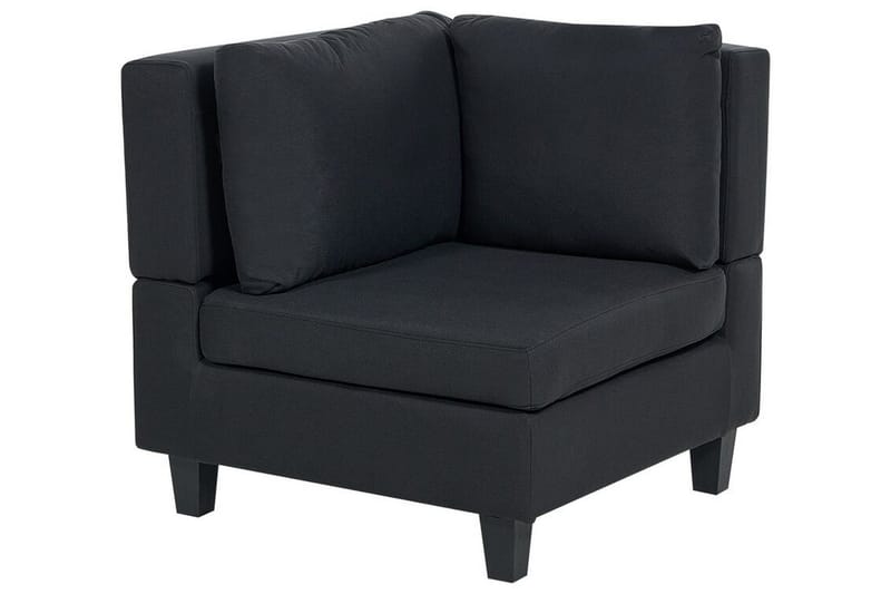 Buck 5-personers L-formet Modulsofa i Stof - Sort - Møbler - Sofaer - Modulsofaer - Komplet modulsofa