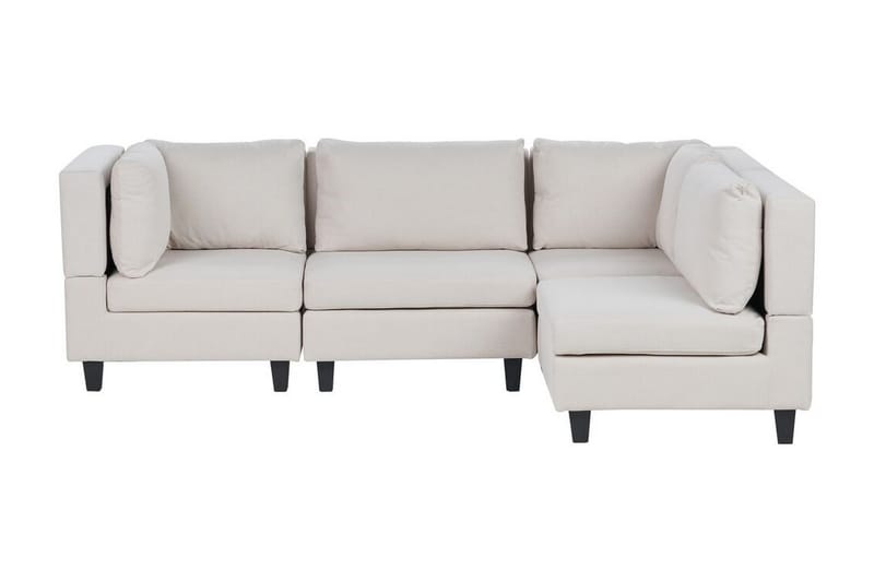 Buck Modulsofa 4-personers, Beige/Sort