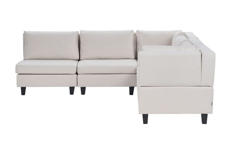 Buck Modulsofa 5-personers - Beige/Sort - M øbler - Sofaer - Modulsofaer - Komplet modulsofa