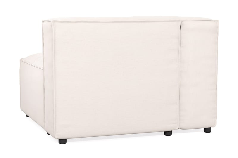 Cubo 1-personers Venstremodul i Stof 108 cm bred - Lys beige - Møbler - Sofaer - Modulsofaer - Andre moduler til modulsofa