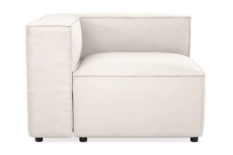 Cubo 1-personers Højremodul i Stof 108 cm bred - Lys beige - Møbler - Sofaer - Modulsofaer - Andre moduler til modulsofa