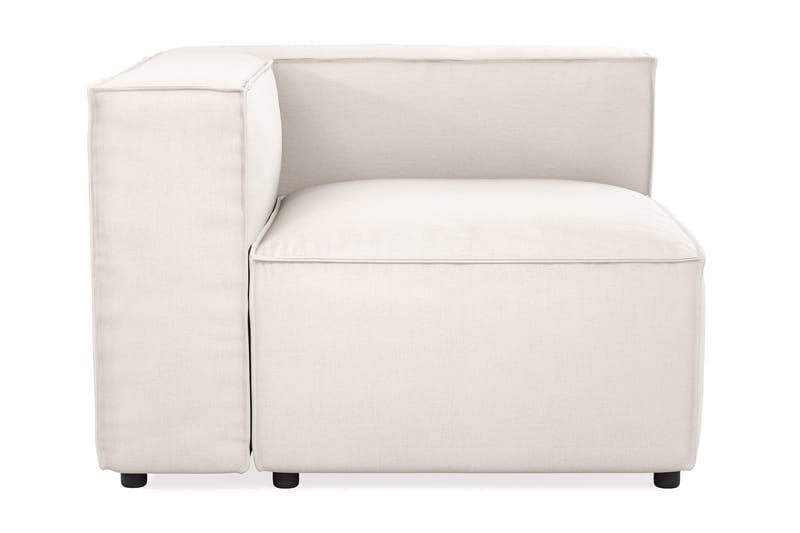 Cubo 1-personers Højremodul i Stof 108 cm bred - Lys beige - Møbler - Sofaer - Modulsofaer - Andre moduler til modulsofa