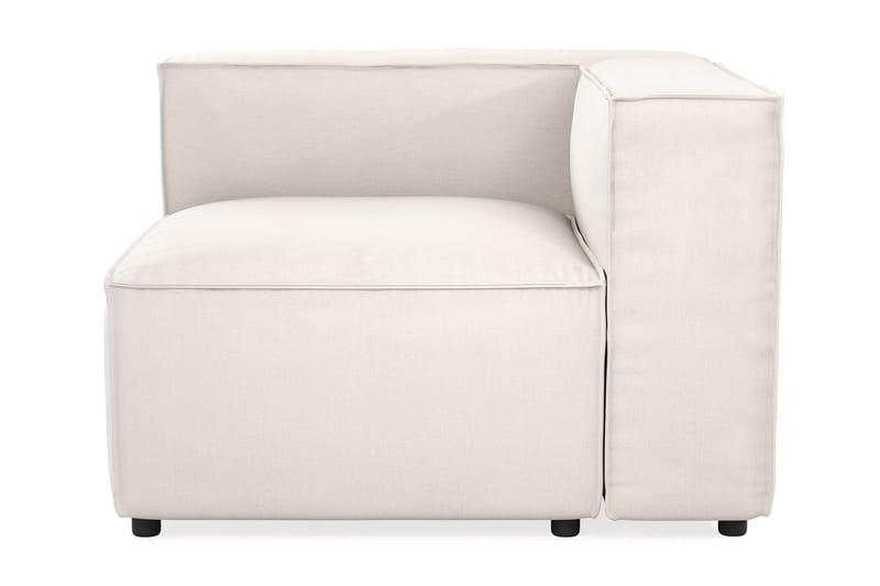Cubo 1-personers Venstremodul i Stof 108 cm bred - Lys beige - Møbler - Sofaer - Modulsofaer - Andre moduler til modulsofa