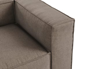 Cubo 1-personers Højremodul i Stof 108 cm bred - Grå - Møbler - Sofaer - Modulsofaer - Andre moduler til modulsofa