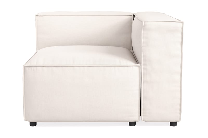Cubo 1-personers Højremodul i Stof 108 cm bred - Hvid - Møbler - Sofaer - Modulsofaer - Andre moduler til modulsofa