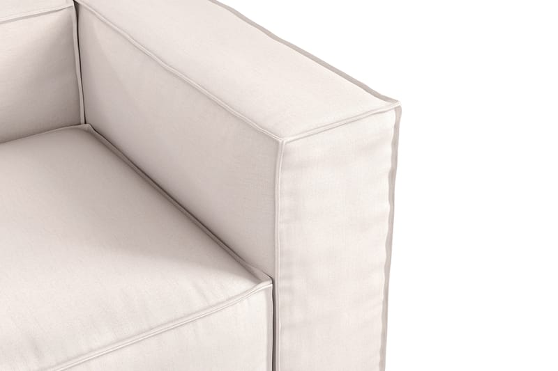 Cubo 1-personers Højremodul i Stof 108 cm bred - Lys beige - Møbler - Sofaer - Modulsofaer - Andre moduler til modulsofa