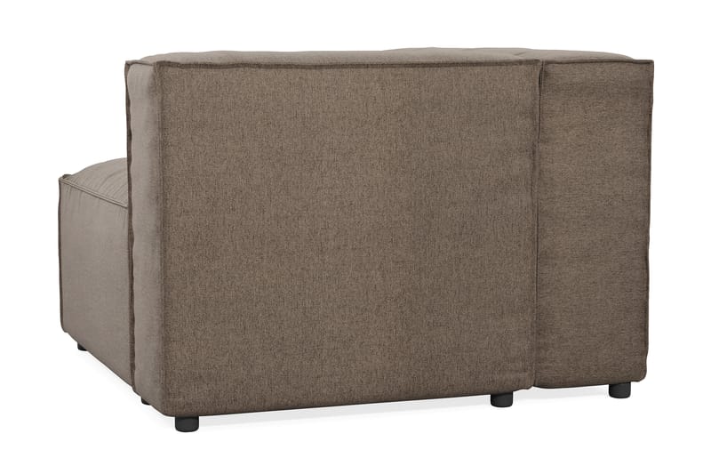 Cubo 1-personers Venstremodul i Stof - Grå - Møbler - Sofaer - Modulsofaer - Andre moduler til modulsofa