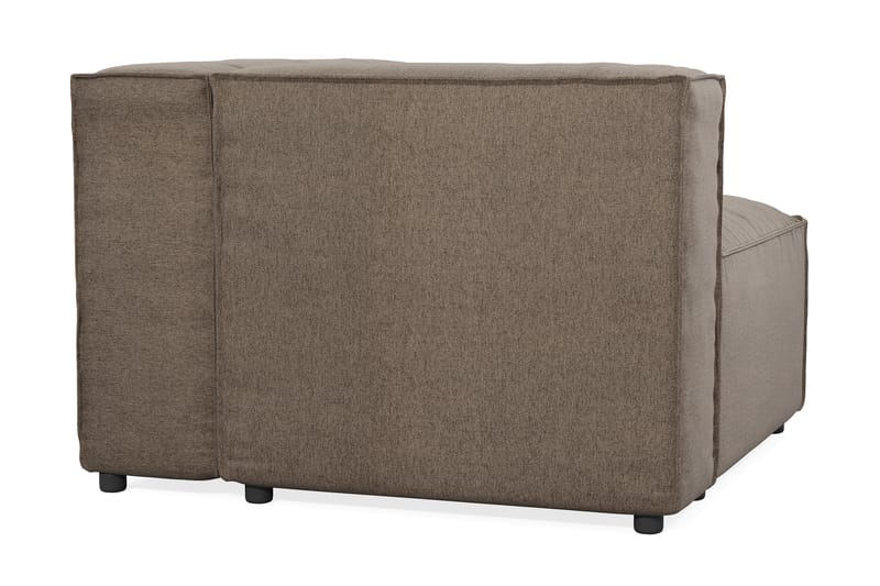 Cubo 1-personers Højremodul i Stof 108 cm bred - Grå - Møbler - Sofaer - Modulsofaer - Andre moduler til modulsofa