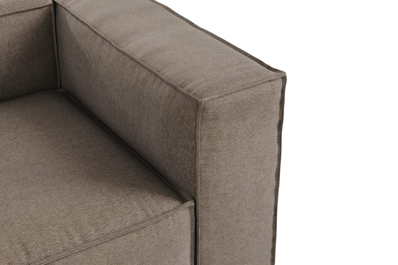 Cubo 1-personers Højremodul i Stof 108 cm bred - Grå - Møbler - Sofaer - Modulsofaer - Andre moduler til modulsofa