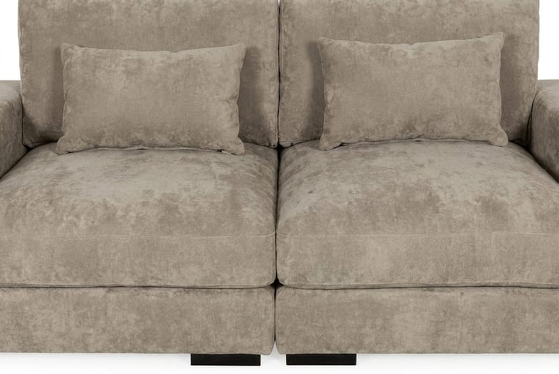 Dubai 2-personers sofa ekstra dyb i Chenille - Brun - Møbler - Sofaer - Modulsofaer - Komplet modulsofa