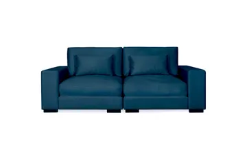 Dubai 2-personers sofa velour ekstra dyb