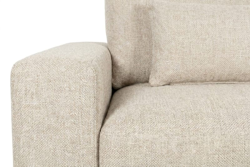 Dubai 2-personers sofa ekstra dyb i Chenille - Beige - Møbler - Sofaer - Modulsofaer - Komplet modulsofa