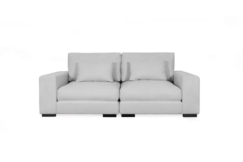 Dubai 2-personers sofa ekstra dyb, lysegrå