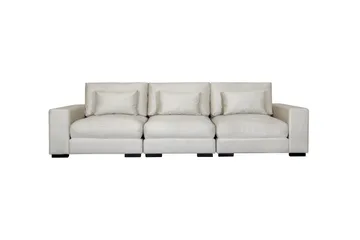 Dubai 3-personers sofa velour ekstra dyb