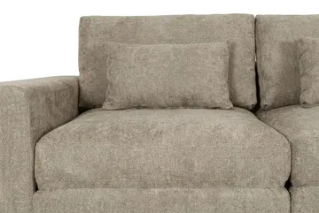 Dubai 3-personers sofa ekstra dyb i Chenille - Brun - Møbler - Sofaer - Modulsofaer - Komplet modulsofa