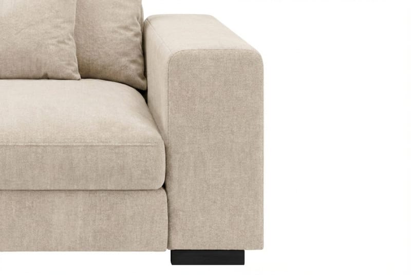Dubai armlæn højre i Chenille - Beige - Møbler - Sofaer - Modulsofaer - Andre moduler til modulsofa