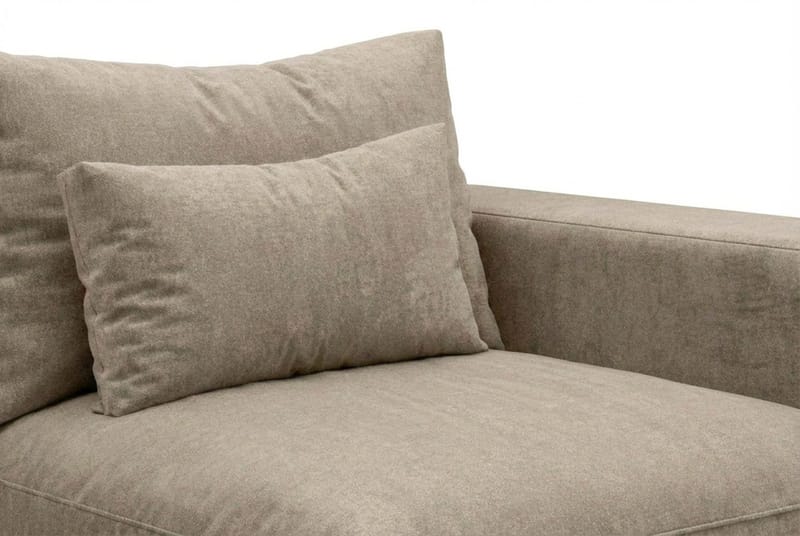 Dubai armlæn højre i stof - Brun - Møbler - Sofaer - Modulsofaer - Andre moduler til modulsofa