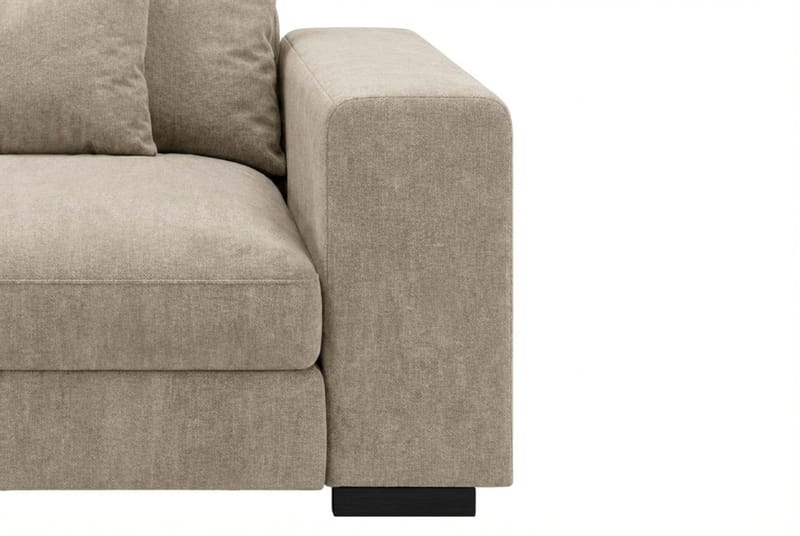 Dubai armlæn højre i stof - Brun - Møbler - Sofaer - Modulsofaer - Andre moduler til modulsofa