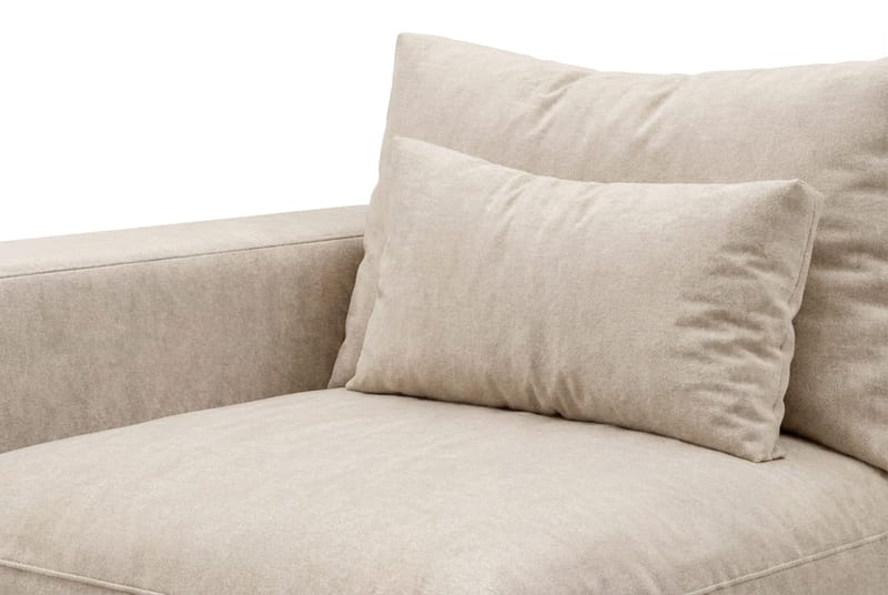 Dubai armlæn venstre i Chenille - Beige - Møbler - Sofaer - Modulsofaer - Andre moduler til modulsofa