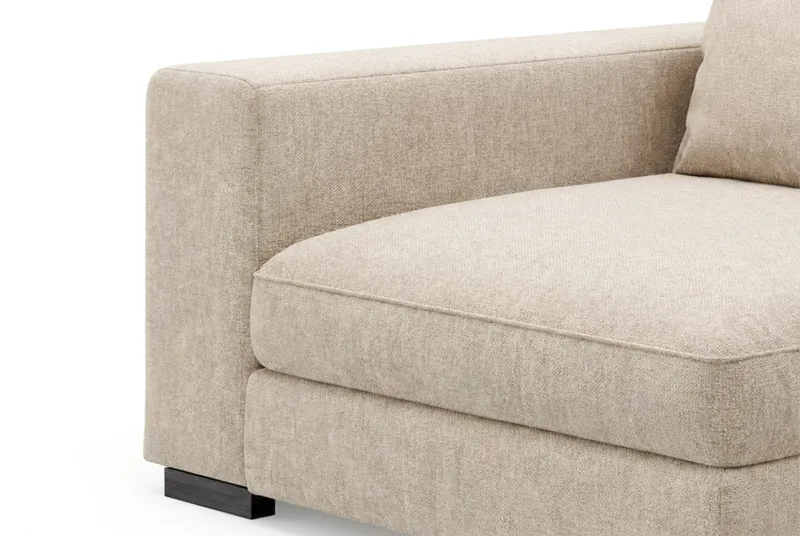 Dubai armlæn venstre i Chenille, Beige