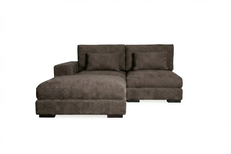 Dubai Chaiselongsofa Venstre, Mørkebrun