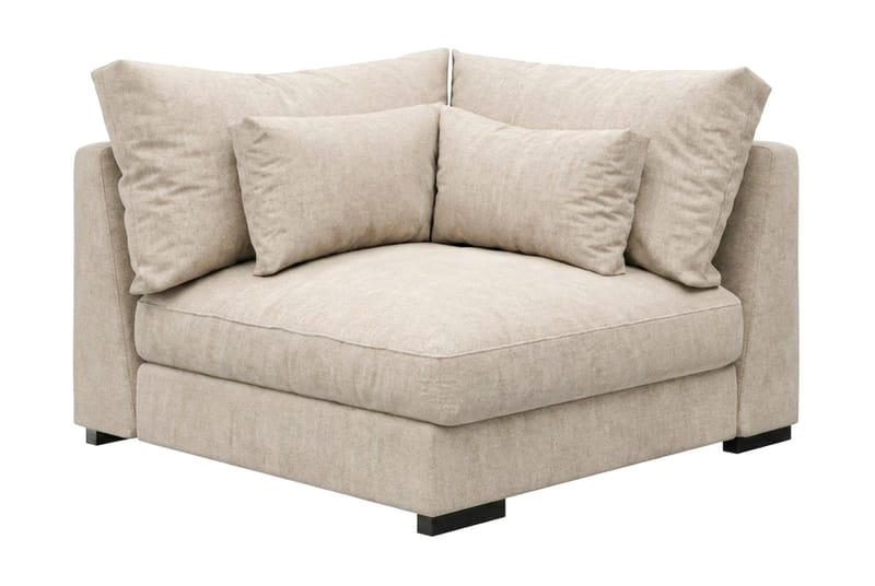 Dubai hjørnemodul i Chenille ekstra dyb, Beige