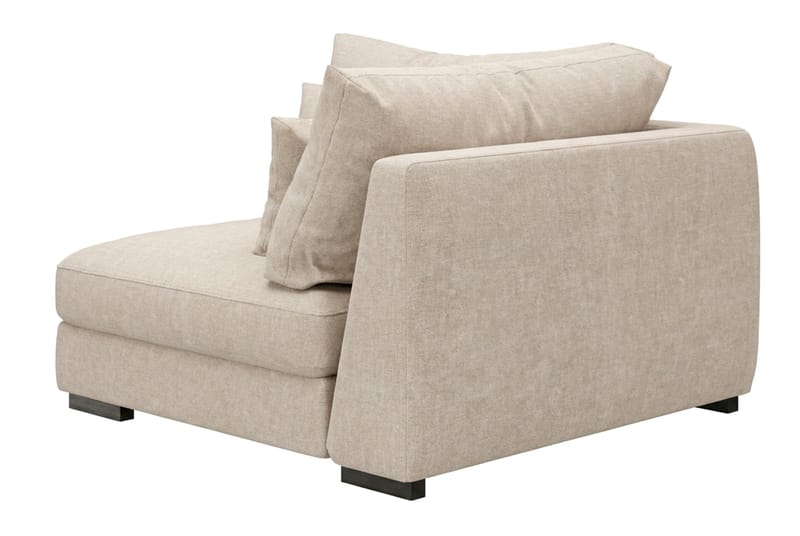 Dubai hjørnemodul i Chenille ekstra dyb - Beige - Møbler - Sofaer - Modulsofaer - Hjørnemodul