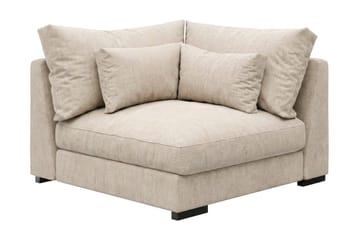 Dubai hjørnemodul i stof ekstra dyb