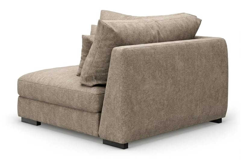 Dubai hjørnemodul i stof ekstra dyb - Beige/grå - Møbler - Sofaer - Modulsofaer - Hjørnemodul