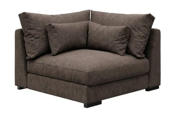 Dubai hjørnemodul i stof ekstra dyb