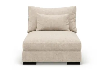 Dubai midtermodul i Chenille ekstra dyb - Beige - Møbler - Sofaer - Modulsofaer - Midtermodul