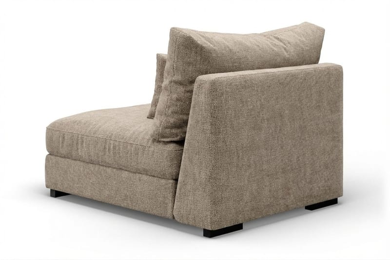Dubai midtermodul i stof ekstra dyb - Brun - Møbler - Sofaer - Modulsofaer - Midtermodul