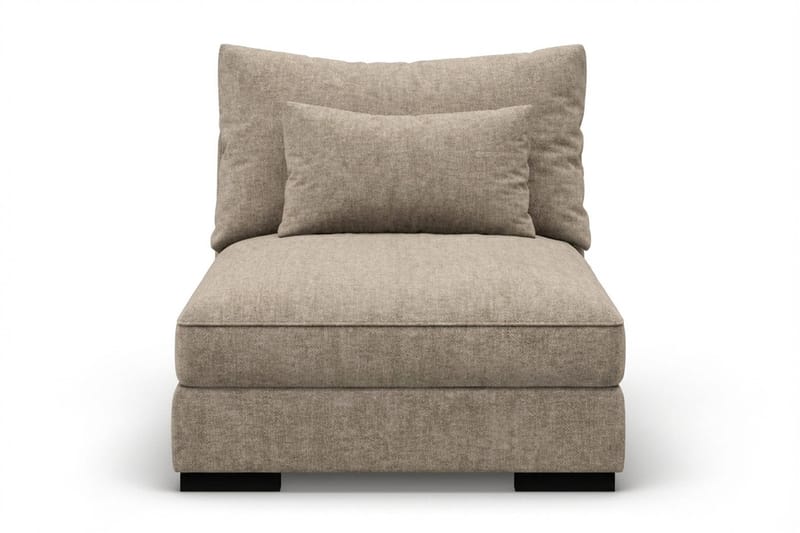 Dubai midtermodul i stof ekstra dyb - Brun - Møbler - Sofaer - Modulsofaer - Midtermodul