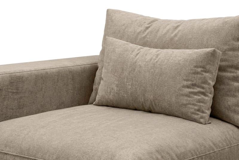 Dubai Modulserie Armlæn Højre Stof - Beige/Grå - Møbler - Sofaer - Modulsofaer - Andre moduler til modulsofa