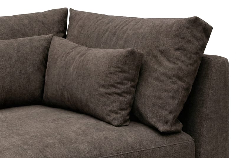 Dubai Modulserie Hjørnemodul Stof - Mørkebrun - Møbler - Sofaer - Modulsofaer - Hjørnemodul