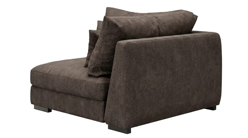 Dubai Modulserie Hjørnemodul Stof - Mørkebrun - Møbler - Sofaer - Modulsofaer - Hjørnemodul