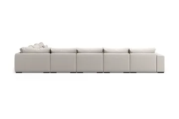 Dubai U-modulsofa Large med divan venstre ekstra dyb - Beige - Møbler - Sofaer - Modulsofaer - Komplet modulsofa