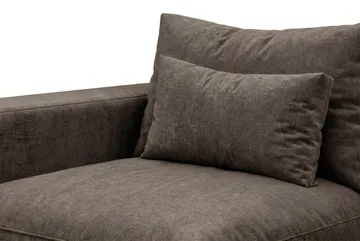Dubai Venstrevendt Bred Armlænsmodul til Modulsofa 27 cm i Chenille - Brun - Møbler - Sofaer - Modulsofaer - Andre moduler til modulsofa