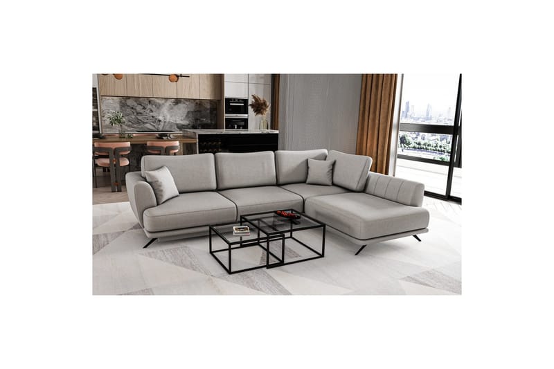 Modulsofa Eltap Larde 286x191x90 cm - Sola 4, Højre - Møbler - Sofaer - Sovesofaer
