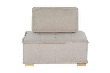 Hörnsoffa Beliani Tibro Beige/ljust trä Beige||Light colored wood - Møbler - Sofaer - Modulsofaer - Komplet modulsofa