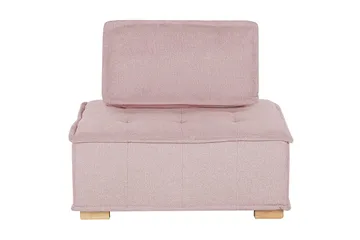 Hörnsoffa Beliani Tibro Beige/ljust trä Blush Pink||Light colored wood - Møbler - Sofaer - Modulsofaer - Komplet modulsofa