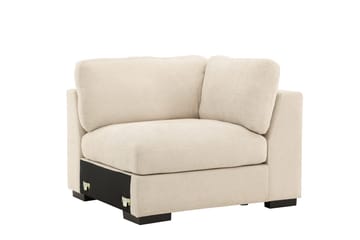 Højremodul Salerno i stof - Beige - Møbler - Sofaer - Modulsofaer - Hjørnemodul