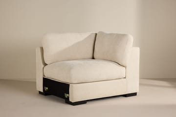 Højremodul Salerno i stof - Beige - Møbler - Sofaer - Modulsofaer - Hjørnemodul