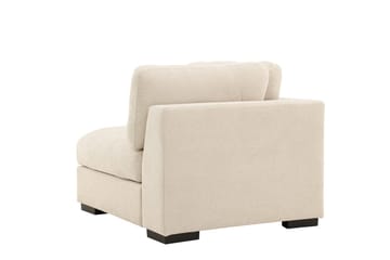 Højremodul Salerno i stof - Beige - Møbler - Sofaer - Modulsofaer - Hjørnemodul