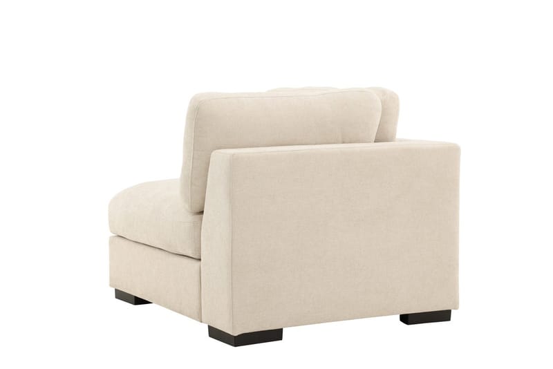 Højremodul Salerno i stof - Beige - Møbler - Sofaer - Modulsofaer - Hjørnemodul