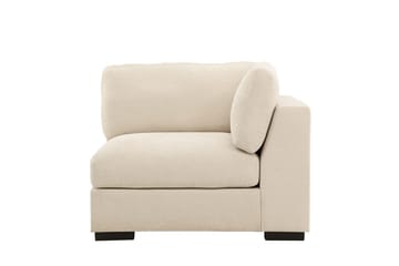 Højremodul Salerno i stof - Beige - Møbler - Sofaer - Modulsofaer - Hjørnemodul