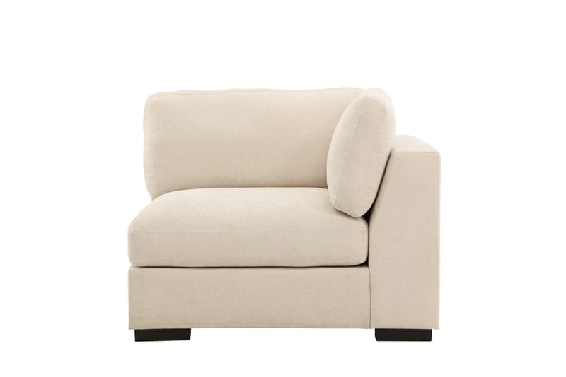 Højremodul Salerno i stof - Beige - Møbler - Sofaer - Modulsofaer - Hjørnemodul